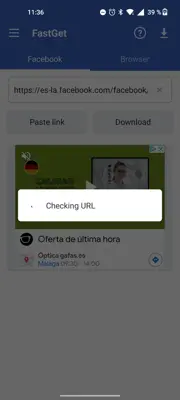 Video downloader for Facebook android App screenshot 4